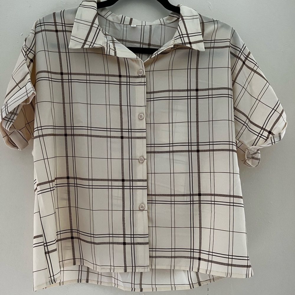 Shein button down shirt